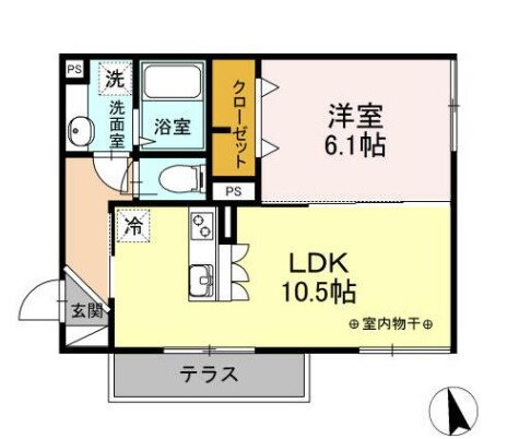 神奈川県川崎市中原区今井上町 武蔵小杉駅 1LDK アパート 賃貸物件詳細