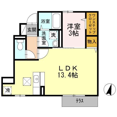 島根県松江市法吉町 松江しんじ湖温泉駅 1LDK アパート 賃貸物件詳細