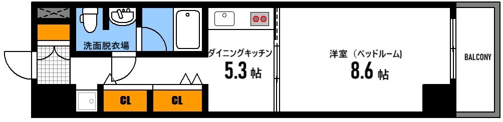 広島県広島市中区西白島町 城北駅 1DK マンション 賃貸物件詳細