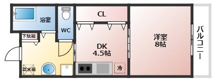 Ｌａ　ｈａｂｉｔａｎｔｅ　ｄｕ道明寺 1階 1DK 賃貸物件詳細