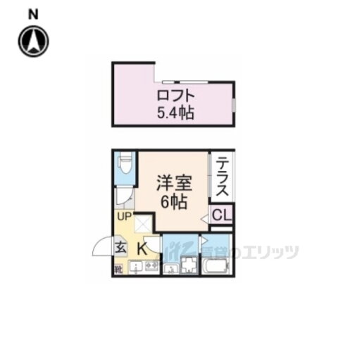 京都府京都市右京区太秦宮ノ前町 太秦駅 1K アパート 賃貸物件詳細