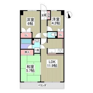 群馬県高崎市高砂町 北高崎駅 3LDK マンション 賃貸物件詳細