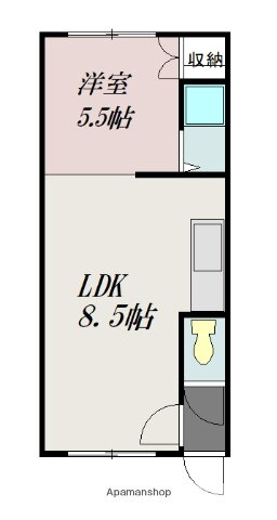 北海道旭川市永山六条４ 南永山駅 1LDK アパート 賃貸物件詳細