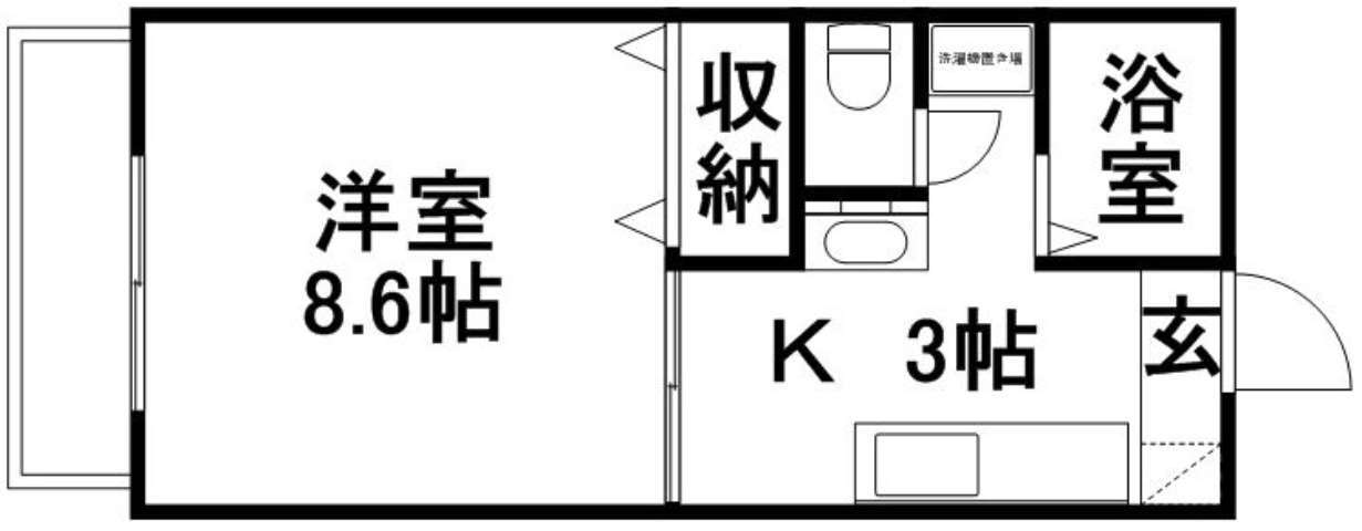 岡山県倉敷市児島味野３ 児島駅 1K アパート 賃貸物件詳細
