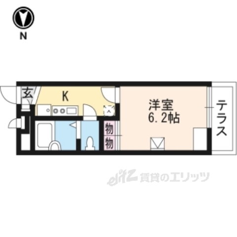 大阪府東大阪市中鴻池町２ 鴻池新田駅 1K アパート 賃貸物件詳細