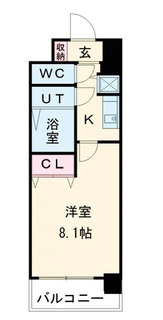 大阪府大阪市西区本田２ 九条駅 1K マンション 賃貸物件詳細
