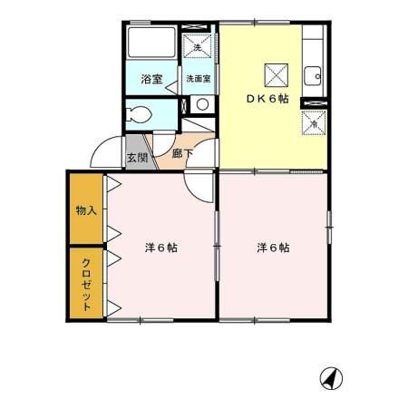 熊本県熊本市東区小峯３ 2DK アパート 賃貸物件詳細