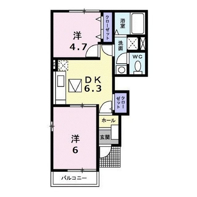 岡山県井原市木之子町 早雲の里荏原駅 2DK アパート 賃貸物件詳細