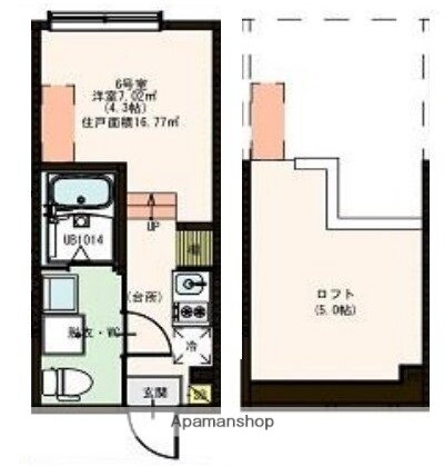 東京都葛飾区東金町４ 金町駅 ワンルーム アパート 賃貸物件詳細