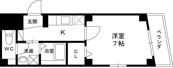 兵庫県尼崎市稲葉荘１ 武庫川駅 1K マンション 賃貸物件詳細