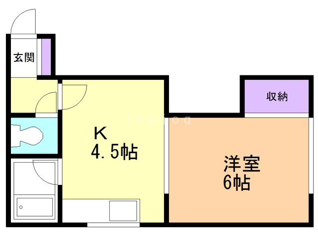 北海道札幌市東区北二十二条東１６ 元町駅 1DK マンション 賃貸物件詳細