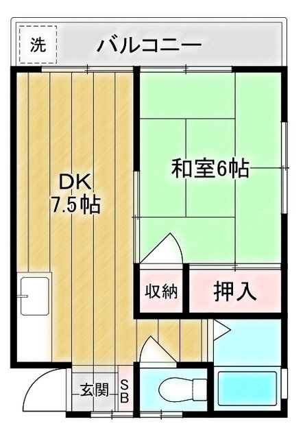 東京都足立区中川３ 亀有駅 1DK アパート 賃貸物件詳細