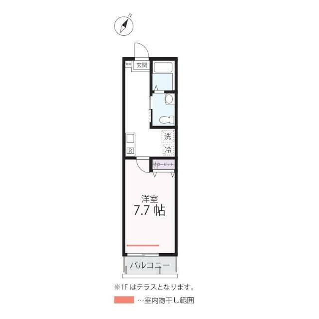 神奈川県横浜市西区浅間台 横浜駅 1K アパート 賃貸物件詳細