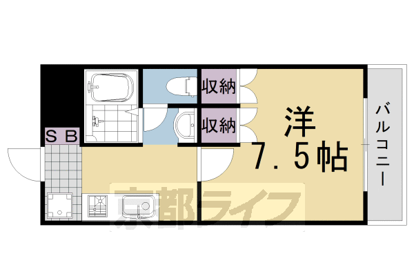 京都府京都市西京区樫原硲町 桂駅 1K マンション 賃貸物件詳細