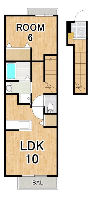 滋賀県大津市大江２ 瀬田駅 1LDK アパート 賃貸物件詳細