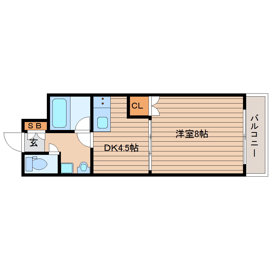 宮城県仙台市宮城野区田子２ 福田町駅 1DK マンション 賃貸物件詳細