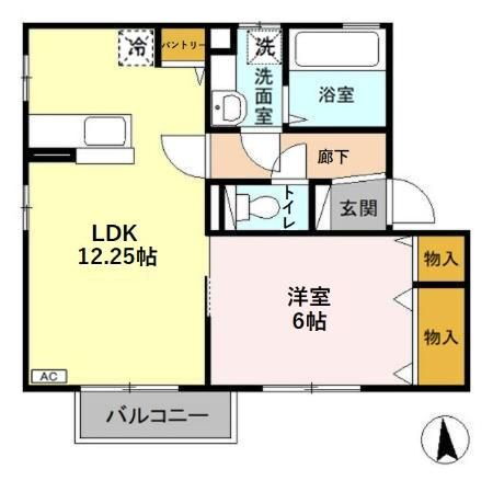 茨城県結城市川木谷２ 結城駅 1LDK アパート 賃貸物件詳細