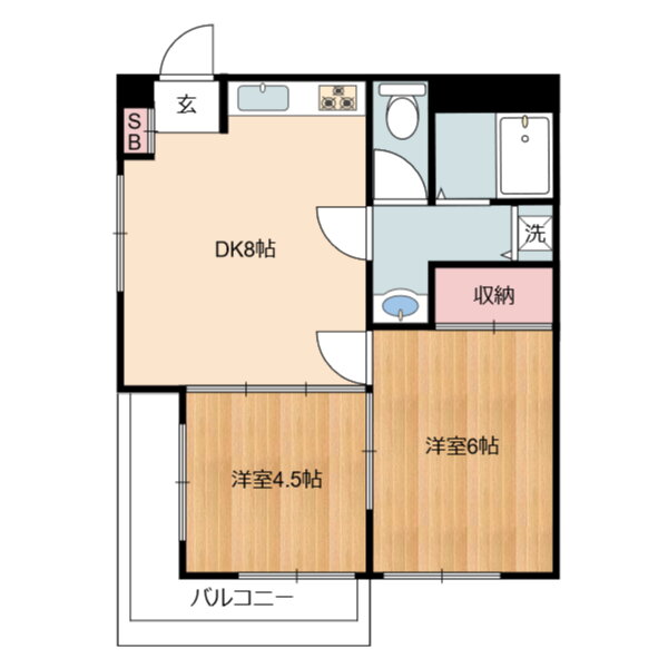 東京都小金井市梶野町５ 東小金井駅 2DK マンション 賃貸物件詳細