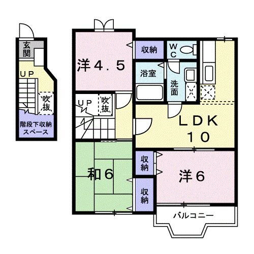 和歌山県和歌山市井辺 神前駅 3LDK アパート 賃貸物件詳細
