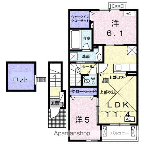 岐阜県羽島郡岐南町伏屋９ 笠松駅 2LDK アパート 賃貸物件詳細