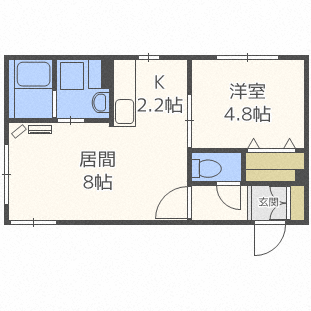 北海道札幌市白石区本郷通５丁目南 南郷７丁目駅 1LDK マンション 賃貸物件詳細