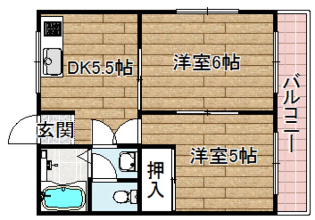 大阪府高槻市辻子３ 高槻市駅 2DK マンション 賃貸物件詳細