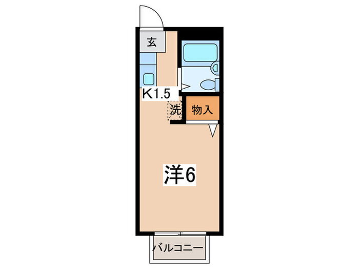メゾン松本 3階 1K 賃貸物件詳細
