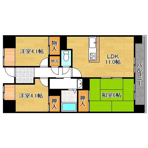 大阪府大阪市平野区西脇１ 平野駅 3LDK マンション 賃貸物件詳細