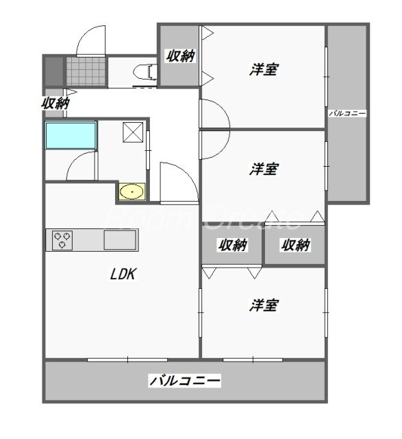 徳島県徳島市春日３ 蔵本駅 3LDK マンション 賃貸物件詳細