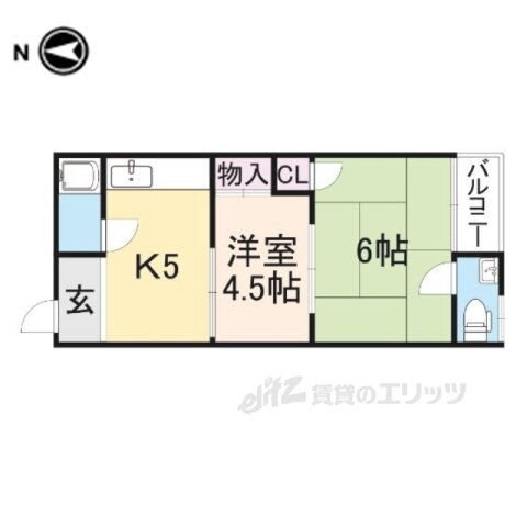 大阪府枚方市養父丘１ 牧野駅 2DK アパート 賃貸物件詳細