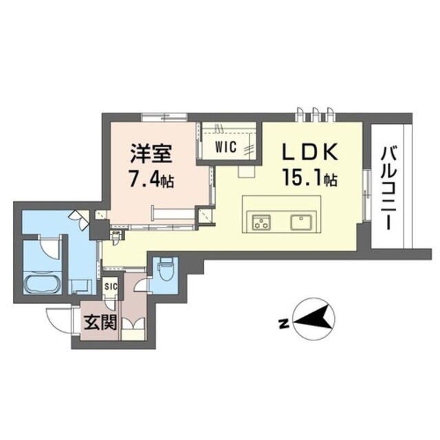 神奈川県川崎市多摩区菅５ 稲田堤駅 1LDK マンション 賃貸物件詳細