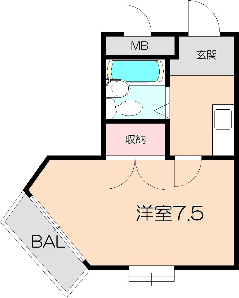 大阪府豊中市螢池中町４ 蛍池駅 1K マンション 賃貸物件詳細