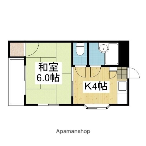 愛媛県松山市鷹子町 久米駅 1K マンション 賃貸物件詳細