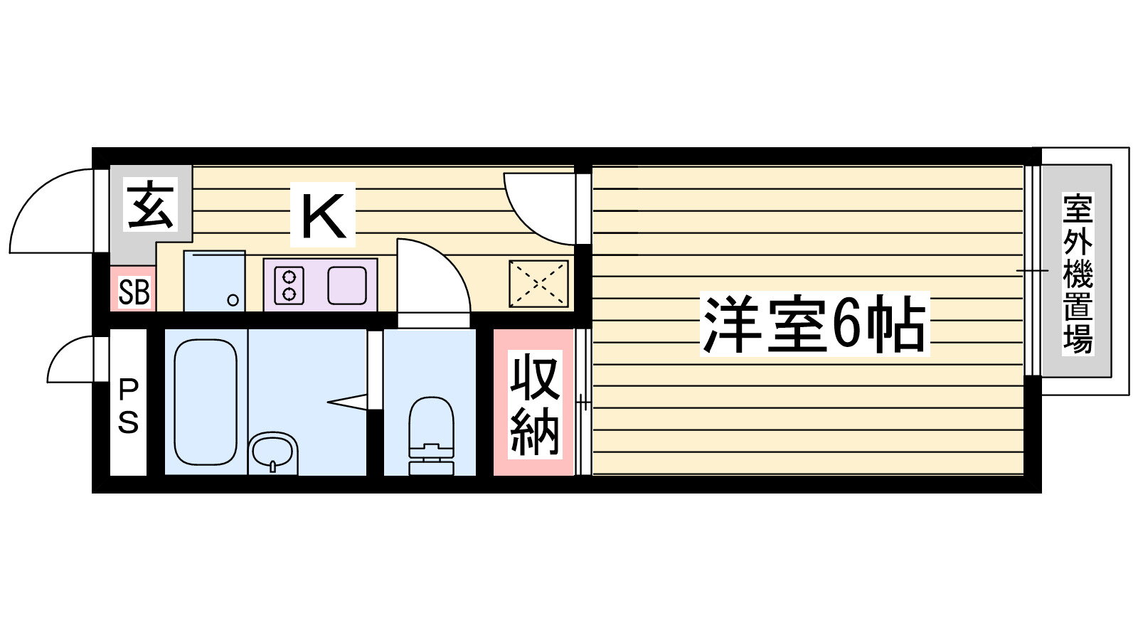 兵庫県明石市大久保町西島 西江井ヶ島駅 1K アパート 賃貸物件詳細