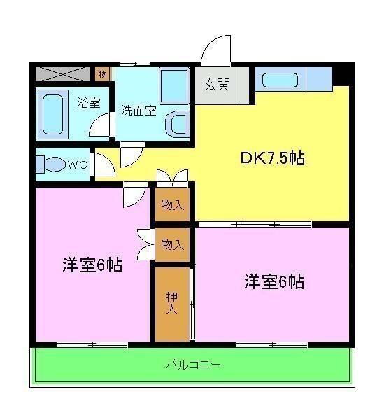 大阪府大阪狭山市狭山１ 大阪狭山市駅 2DK マンション 賃貸物件詳細