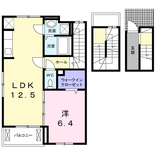 栃木県下野市小金井 小金井駅 1LDK アパート 賃貸物件詳細