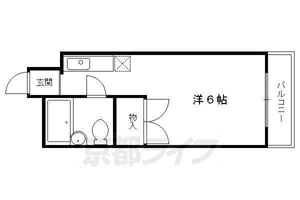 京都府京都市北区紫野西蓮台野町 北大路駅 1K マンション 賃貸物件詳細