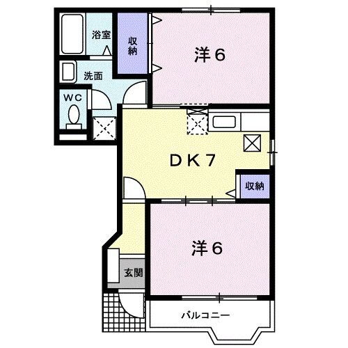 宮城県岩沼市吹上１ 岩沼駅 2DK アパート 賃貸物件詳細