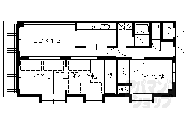 京都府京都市左京区岩倉中在地町 岩倉駅 3LDK マンション 賃貸物件詳細