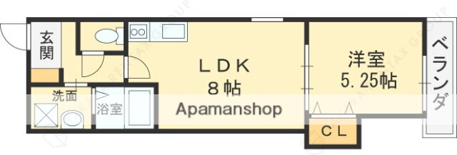 大阪府八尾市本町６ 近鉄八尾駅 1LDK アパート 賃貸物件詳細