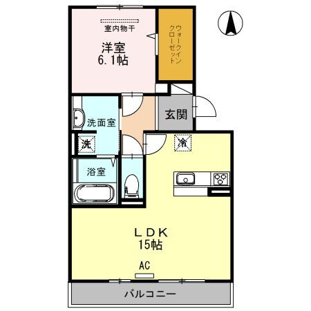 Ｊａｄｅ　Ａ棟 3階 1LDK 賃貸物件詳細