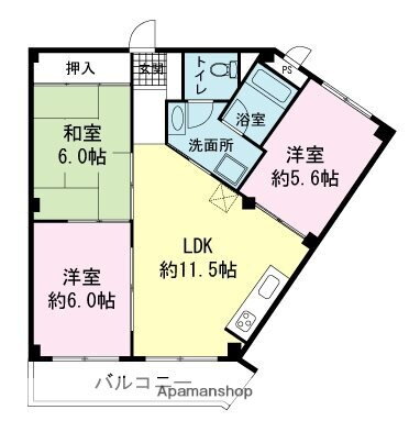 静岡県三島市谷田 三島二日町駅 3DK アパート 賃貸物件詳細