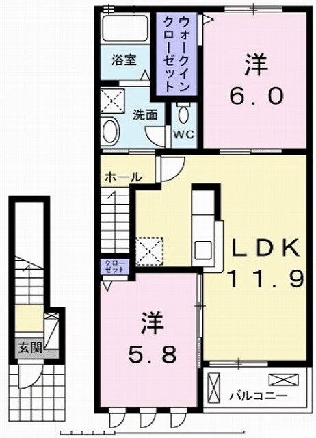 兵庫県加東市社 社町駅 2LDK アパート 賃貸物件詳細
