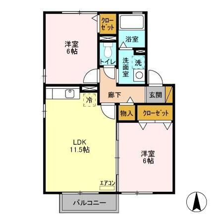 千葉県千葉市緑区おゆみ野南４ おゆみ野駅 2LDK アパート 賃貸物件詳細