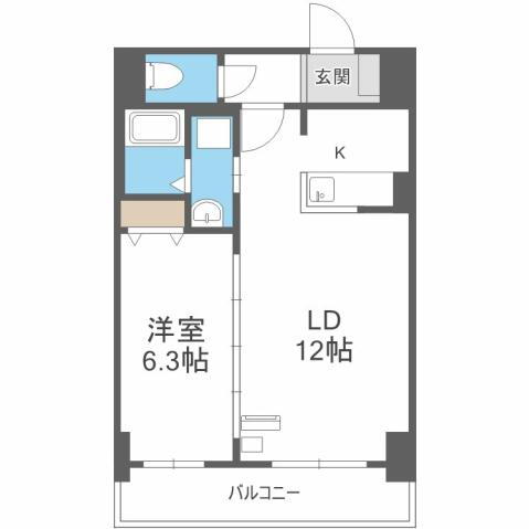 北海道札幌市豊平区月寒中央通８ 月寒中央駅 1LDK マンション 賃貸物件詳細