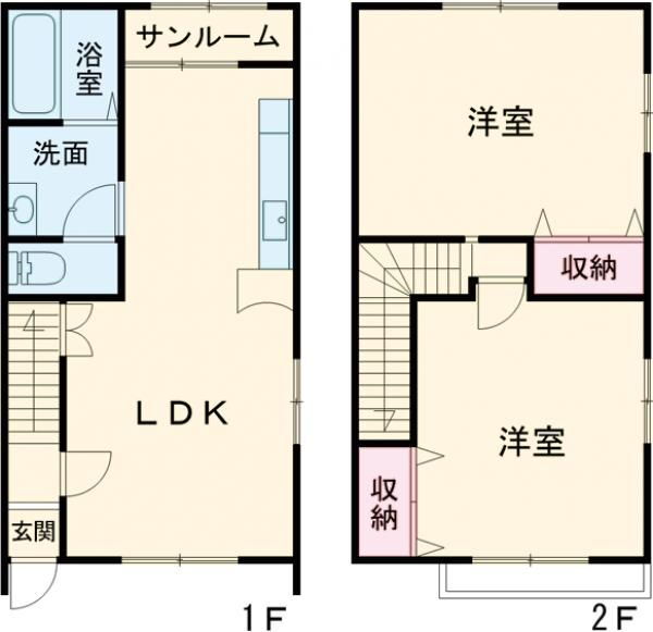 新潟県新潟市中央区親松 新潟駅 2LDK アパート 賃貸物件詳細