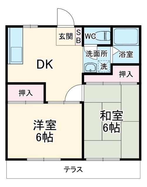 千葉県成田市飯仲 公津の杜駅 2DK アパート 賃貸物件詳細