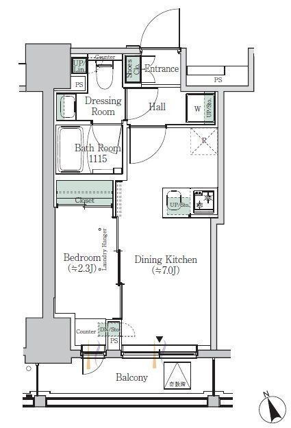 ＯＮＥ　ＲＯＯＦ　ＲＥＳＩＤＥＮＣＥ　ＡＳＡＫＵＳＡＢＡＳＨＩ 3階 1DK 賃貸物件詳細