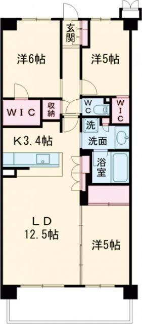 トラープランド蒼麗館 4階 3LDK 賃貸物件詳細