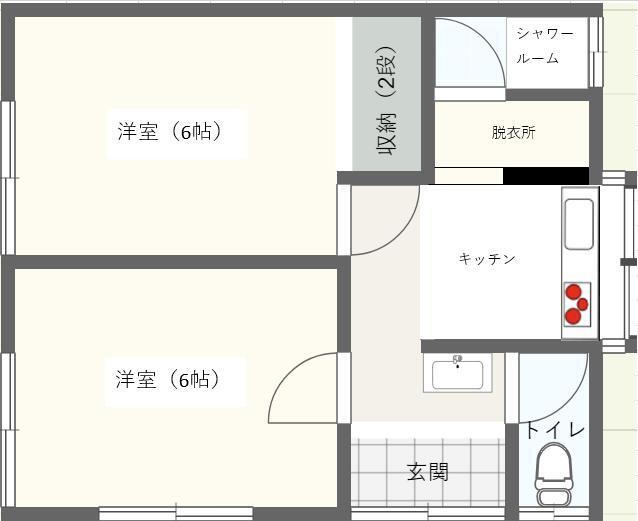 千葉県銚子市長塚町２ 松岸駅 2K アパート 賃貸物件詳細